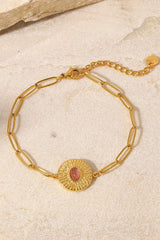 18K Gold Plated Paperclip Chain Bracelet Bracelets - Tophatter Daily Deals