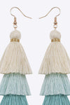 Layered Tassel Earrings Earrings - Tophatter Daily Deals