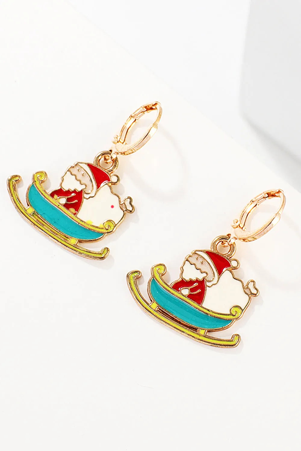 Christmas Theme Alloy Earrings Earrings - Tophatter Daily Deals