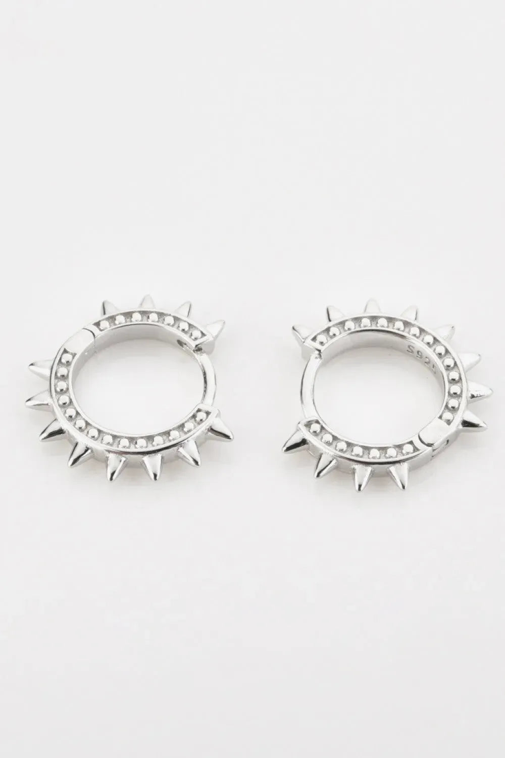 925 Sterling Silver Huggie Earrings Earrings - Tophatter Daily Deals