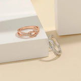 Zircon 925 Sterling Silver Ring Rings - Tophatter Daily Deals