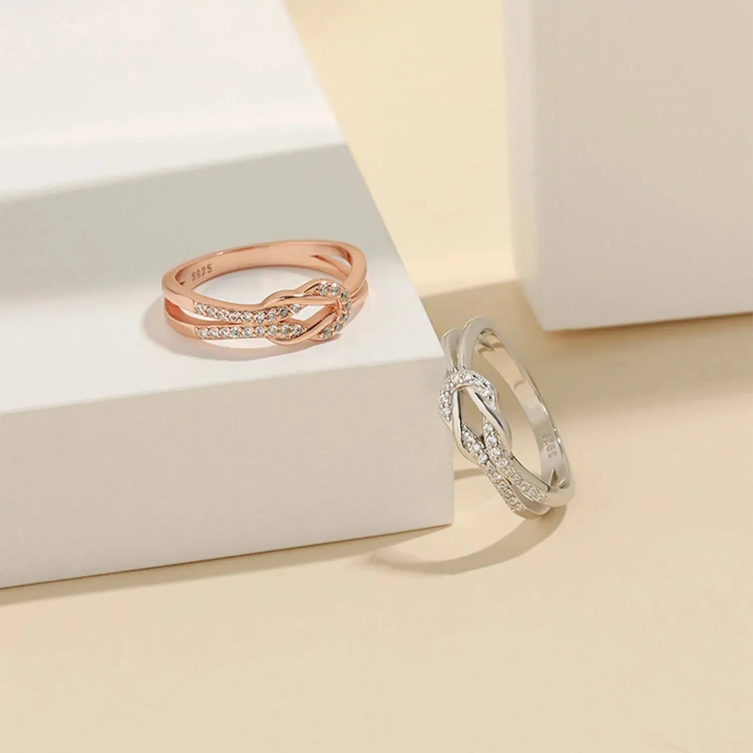 Zircon 925 Sterling Silver Ring Rings - Tophatter Daily Deals