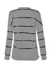 Striped Round Neck T-Shirt Women's T-Shirts - Tophatter Daily Deals