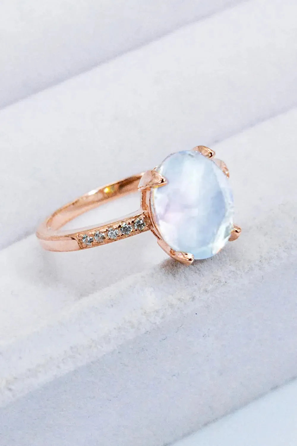 Get A Move On Moonstone Ring Moonstone - Tophatter Daily Deals