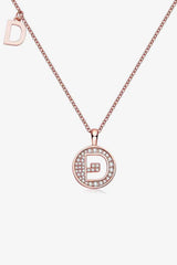 Moissanite A to J Pendant Necklace D One Size Moissanite - Tophatter Daily Deals