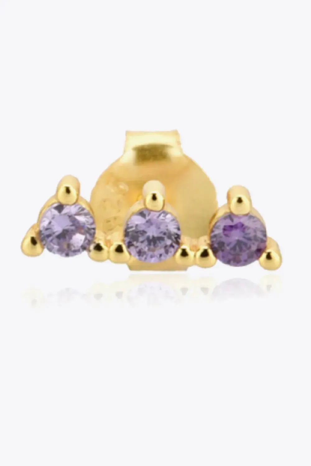 Zircon 925 Sterling Silver Earrings Earrings - Tophatter Daily Deals