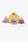 Zircon 925 Sterling Silver Earrings Earrings - Tophatter Daily Deals