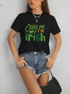 KISS ME I'M IRISH Round Neck T-Shirt Women's T-Shirts - Tophatter Daily Deals