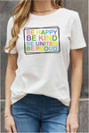 Simply Love Full Size Slogan Graphic Cotton Tee Bleach Women's T-Shirts - Tophatter Daily Deals