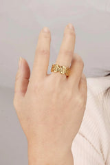 Hammered Copper Ring Rings - Tophatter Daily Deals
