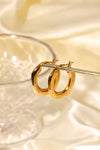 Oval Hoop Earrings Earrings - Tophatter Daily Deals