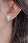 4-Prong Opal Stud Earrings Opal - Tophatter Daily Deals