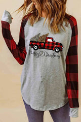 MERRY CHRISTMAS Graphic T-Shirt Women's T-Shirts - Tophatter Daily Deals