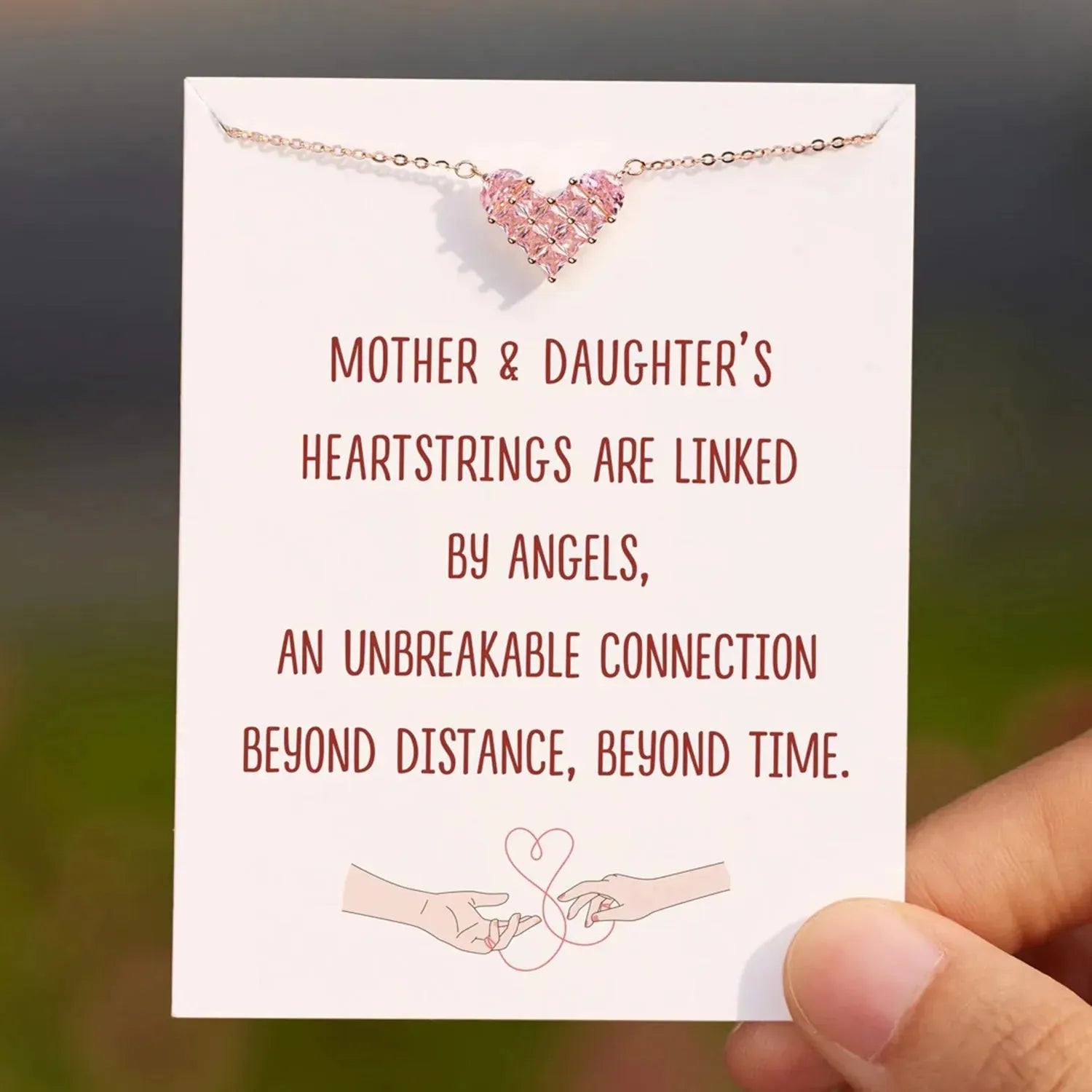 Heart Shape Rose Gold-Plated Pendant Necklace Necklaces - Tophatter Daily Deals