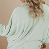 Plus Size Collared Neck Half Button Top Blouses - Tophatter Daily Deals