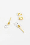 925 Sterling Silver Teardrop Earrings Earrings - Tophatter Daily Deals