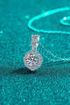 1 Carat Moissanite 925 Sterling Silver Necklace Moissanite - Tophatter Daily Deals