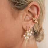 Stainless Steel Letter C Shape Clip On Earrings Earrings - Tophatter Daily Deals
