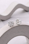 925 Sterling Silver Woven Stud Earrings Earrings - Tophatter Daily Deals