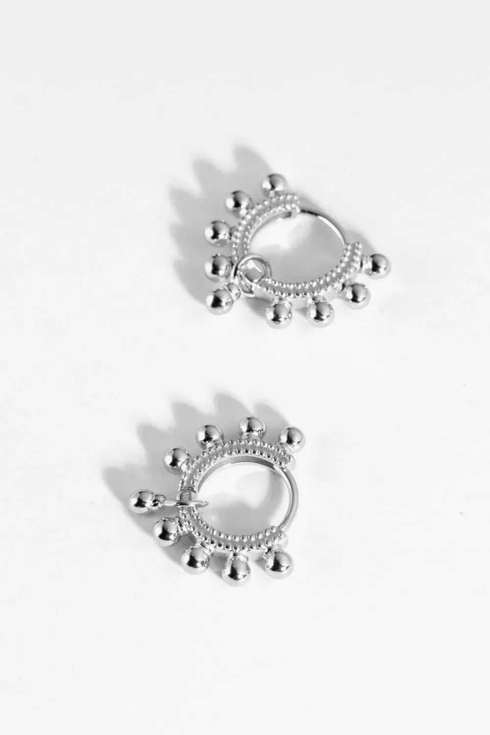 925 Sterling Silver Huggie Earrings Earrings - Tophatter Daily Deals