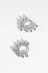 925 Sterling Silver Huggie Earrings Earrings - Tophatter Daily Deals