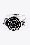 Rose 18K Silver-Plated Ring Rings - Tophatter Daily Deals
