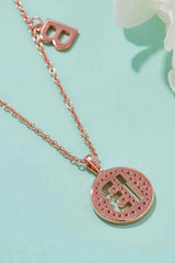 Moissanite A to J Pendant Necklace Moissanite - Tophatter Daily Deals