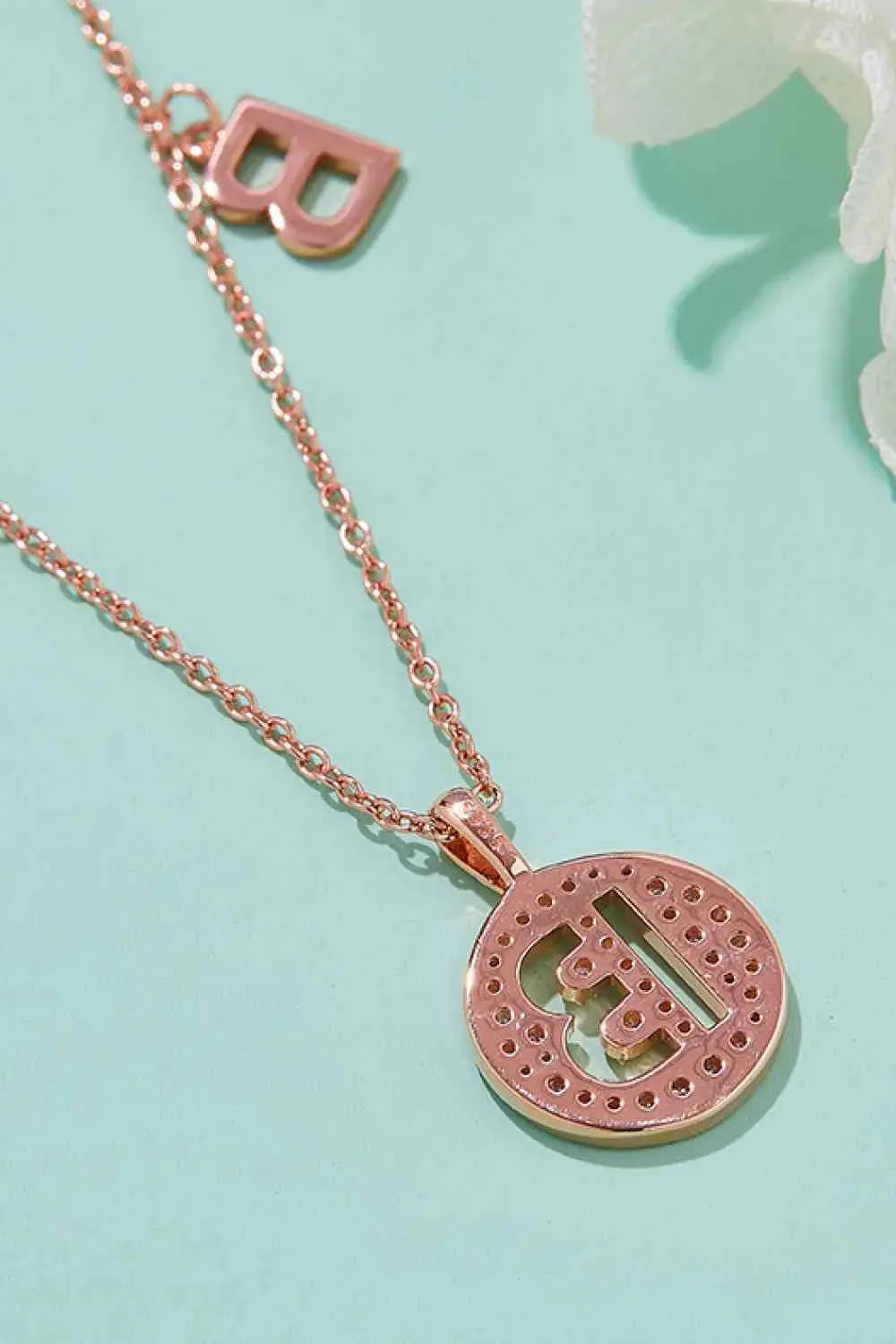 Moissanite A to J Pendant Necklace Moissanite - Tophatter Daily Deals