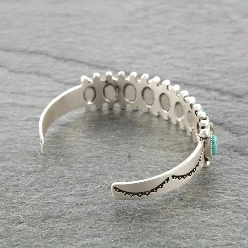 Turquoise Open Bracelet Bracelets - Tophatter Daily Deals