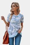 Leopard Print Short Sleeve Tee Camouflage Women's T-Shirts - Tophatter Daily Deals