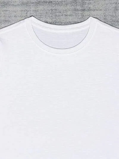 Round Neck Short Sleeve T-Shirt Women's T-Shirts - Tophatter Daily Deals