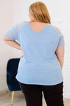 Plus Size V-Neck Raglan Sleeve Tee Women's T-Shirts - Tophatter Daily Deals