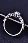 1 Carat Moissanite Oval Ring Moissanite - Tophatter Daily Deals