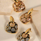 Copper Oil Drip Earrings Earrings - Tophatter Daily Deals