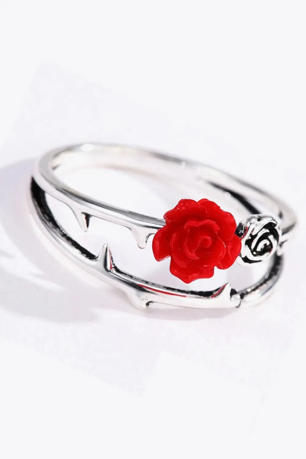 Rose Zinc Alloy Ring Rings - Tophatter Daily Deals