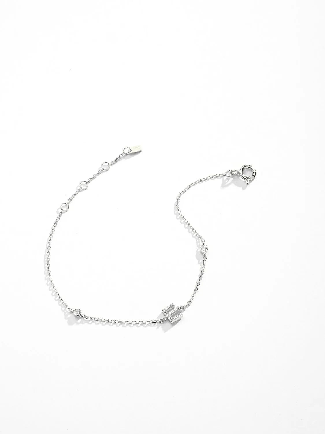 A To F Zircon 925 Sterling Silver Bracelet Bracelets - Tophatter Daily Deals