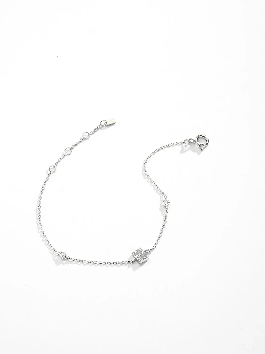 A To F Zircon 925 Sterling Silver Bracelet Bracelets - Tophatter Daily Deals