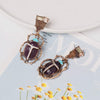 Beetle Shape Rhinestone Alloy Dangle Earrings Earrings - Tophatter Daily Deals