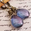 Alloy Gemstone Drop Earrings Earrings - Tophatter Daily Deals