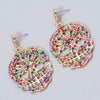 Skull Rhinestone Alloy Earrings Earrings - Tophatter Daily Deals