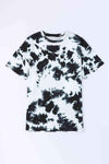 Tie-Dye Round Neck Short Sleeve Tunic Tee Women's T-Shirts - Tophatter Daily Deals