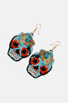 Copper Beaded Detail Dangle Earrings Earrings - Tophatter Daily Deals