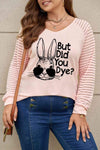 Plus Size BUT DID YOU DYE Graphic Easter Tee Women's T-Shirts - Tophatter Daily Deals