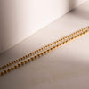 18K Gold-Plated Lobster Closure Bead Necklace Necklaces - Tophatter Daily Deals