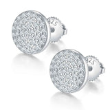 Moissanite 925 Sterling Silver Earrings Moissanite - Tophatter Daily Deals