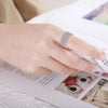 Weave Stainless Steel Ring Rings - Tophatter Daily Deals