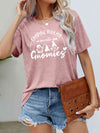 CAMPING WITH MY FAVORITE GNOMIES Graphic Tee Blush Pink Women's T-Shirts - Tophatter Daily Deals