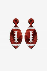 Beaded Dangle Earrings Deep Red One Size Earrings - Tophatter Daily Deals