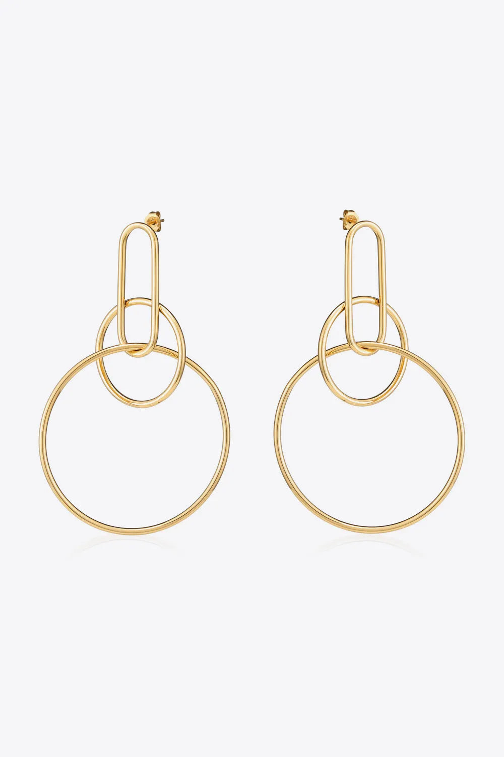 Speak For Yourself Link Hoop Earrings Earrings - Tophatter Daily Deals