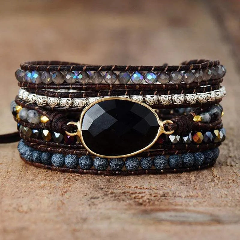 Agate Beaded Bracelet Bracelets - Tophatter Daily Deals